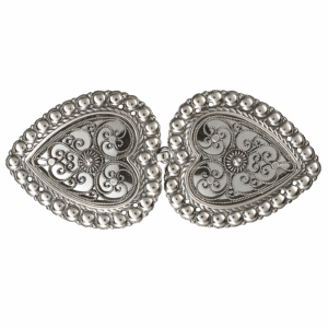 Beltespenne med kruser og syhol, oksidert