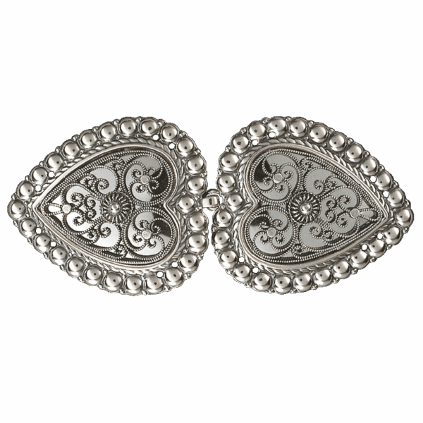 Beltespenne med kruser og syhol, oksidert