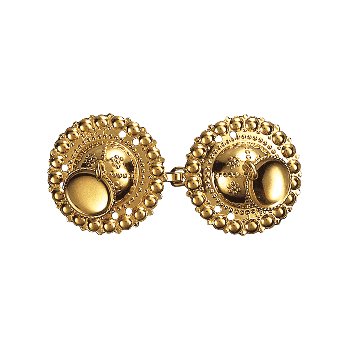 Spenne med syhol, forgylt - Bilde 1