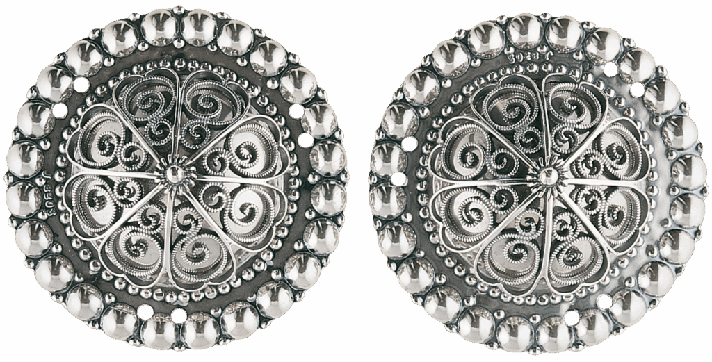 Borer 47 mm med kruser, oksidert