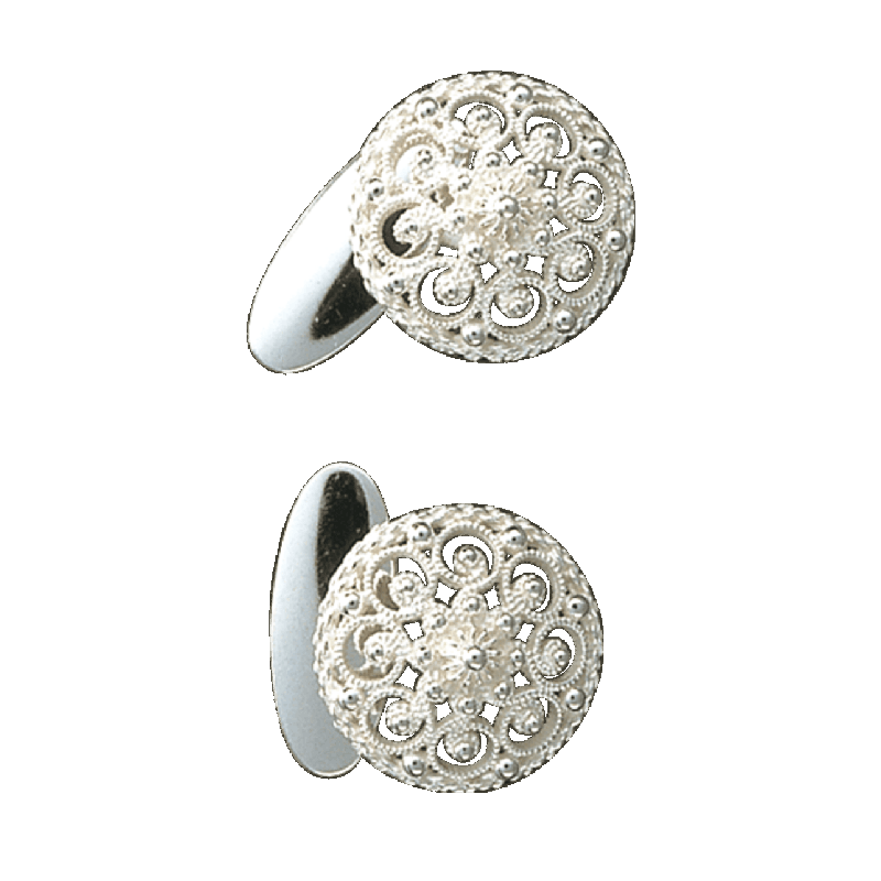 Mansjettknappar, kvit - Bilde 1