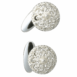 Mansjettknappar, kvit