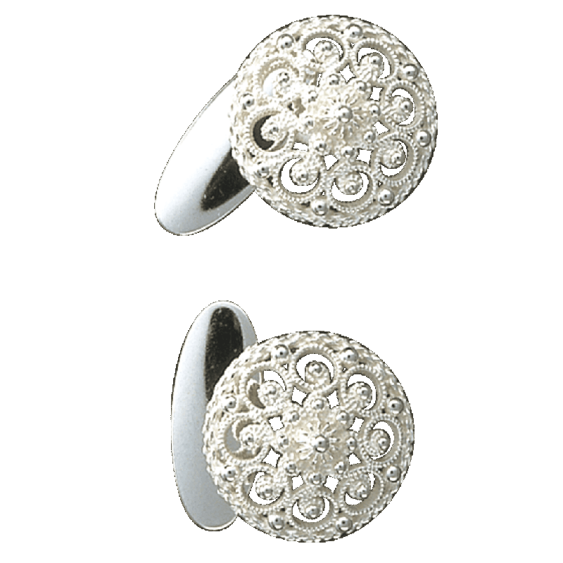 Mansjettknappar, kvit - Bilde 1