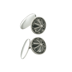 Mansjettknappar, oksidert