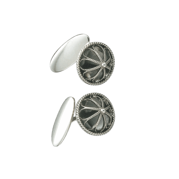 Mansjettknappar, oksidert