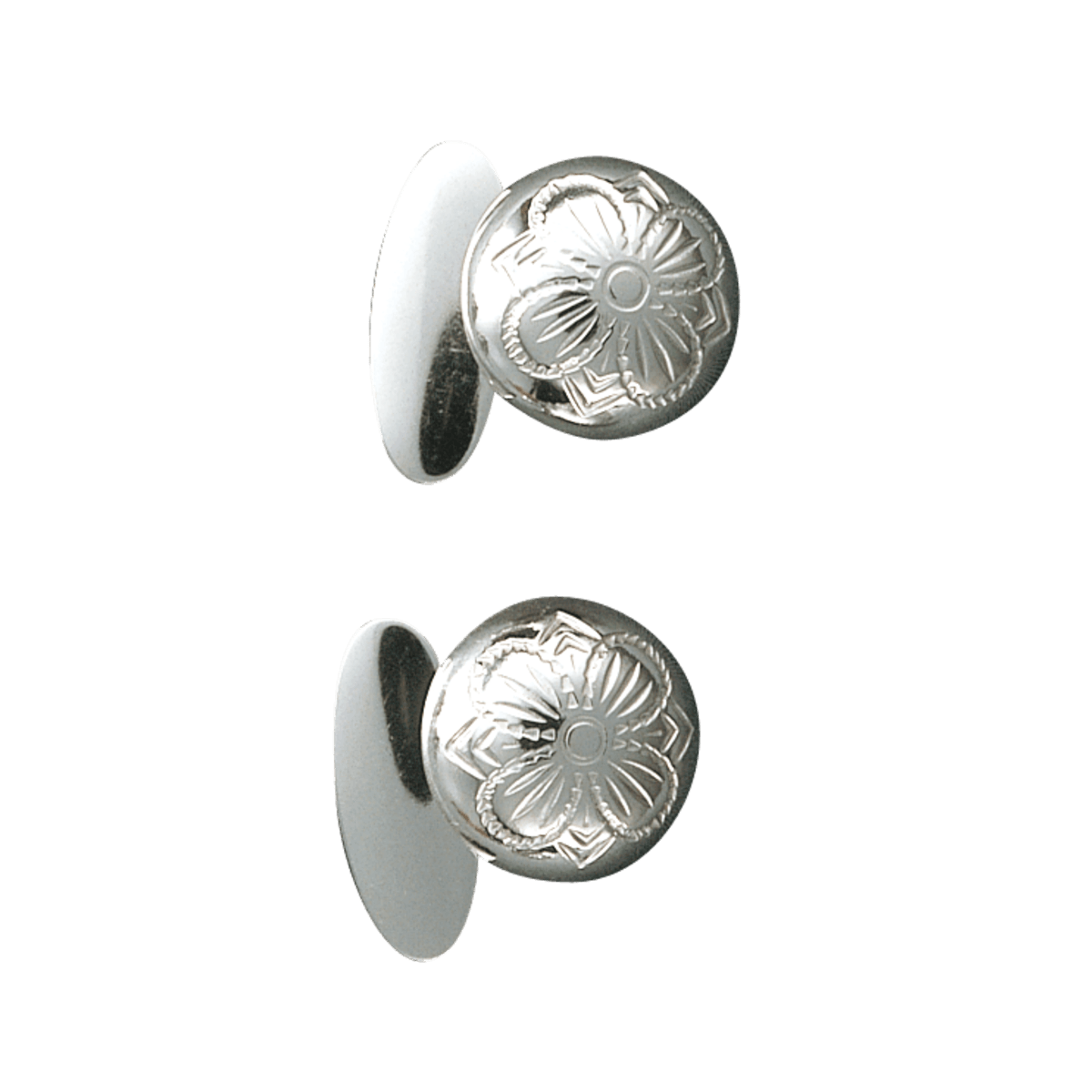 Mansjettknappar, kvit - Bilde 1