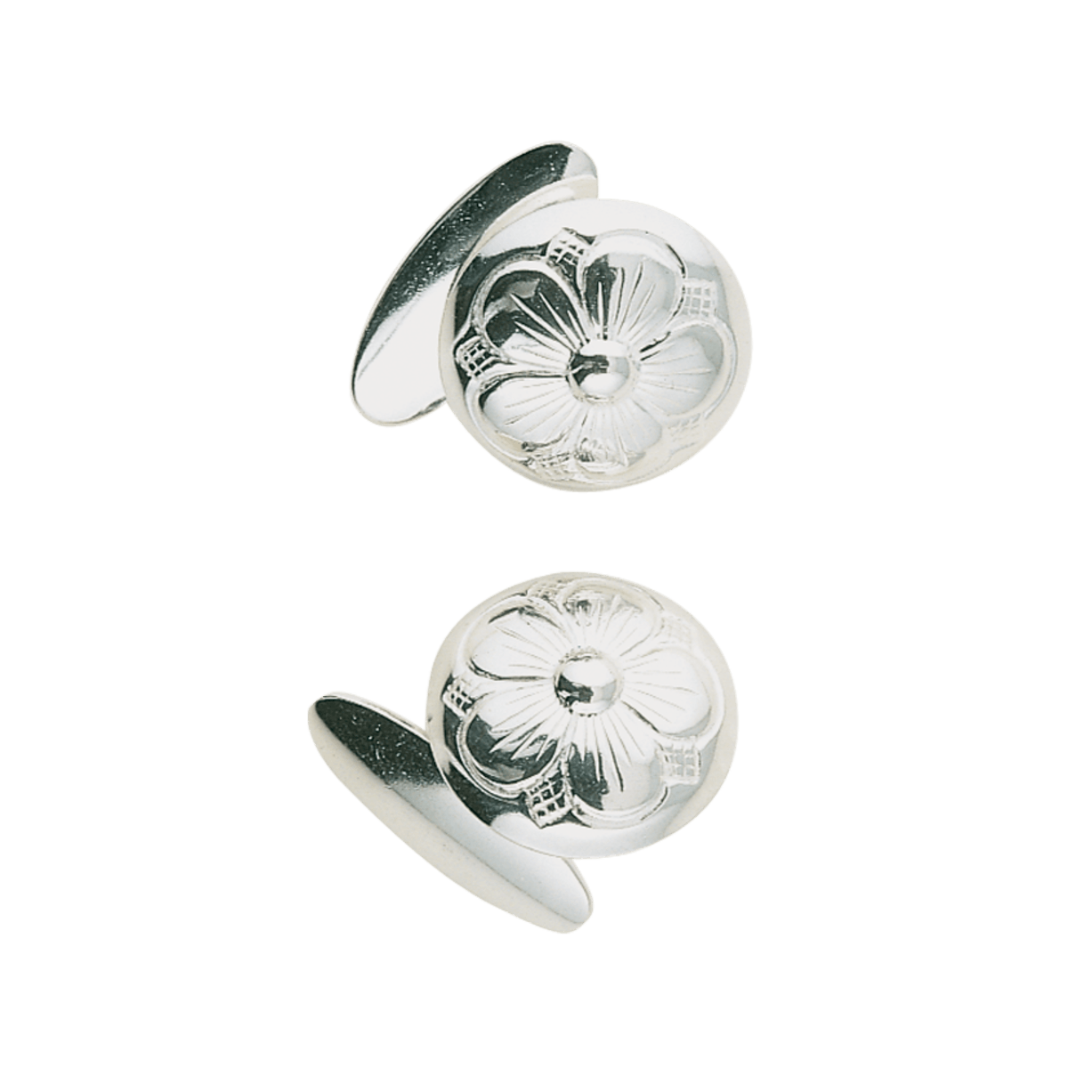 Mansjettknappar, kvit - Bilde 1