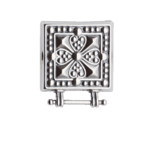 Veskestøl med kort hempe, oksidert