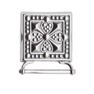 Veskestøl med lang hempe, oksidert