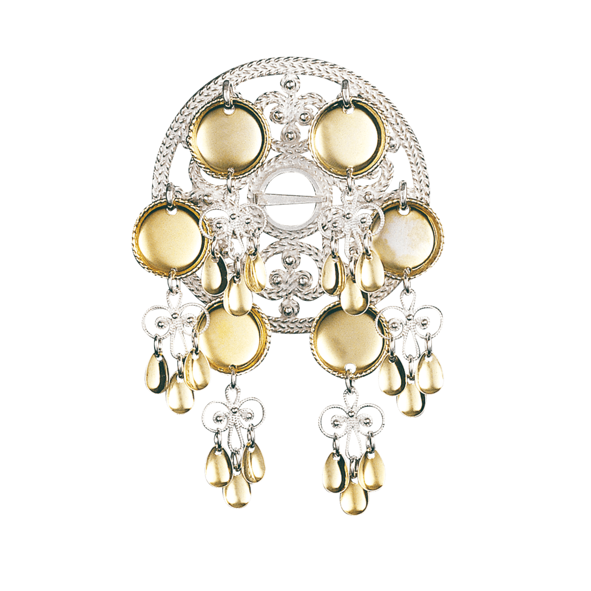 Sølve kvit/forgylt - Bilde 1