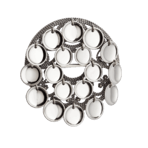 Sølje med trådkantlauv, oksidert