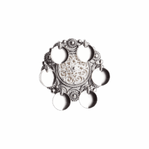 Sølje, oksidert/kvit