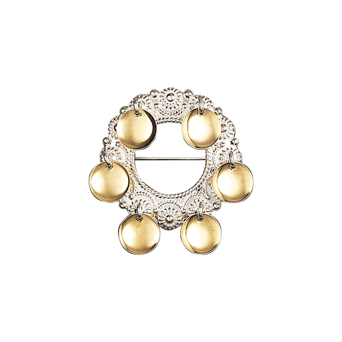 Sølje, kvit/forgylt - Bilde 1