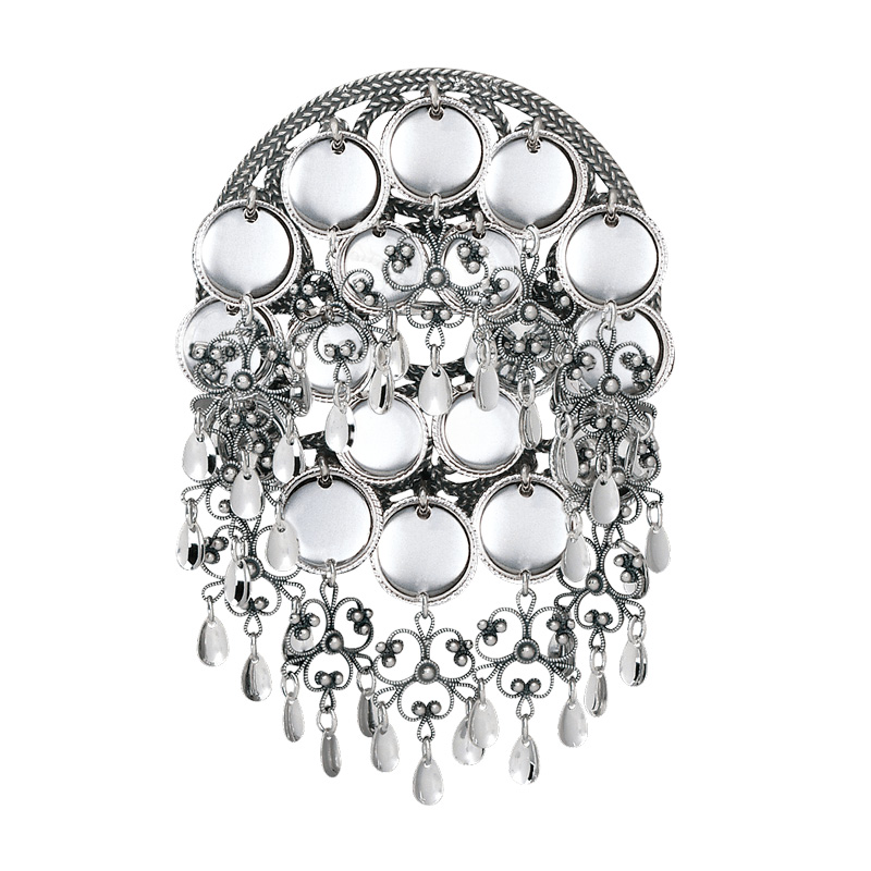 Sølje med 16 mm trådkantlauv, oksidert - Bilde 1