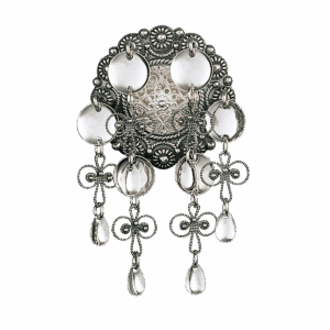 Sølje, oksidert/ kvit