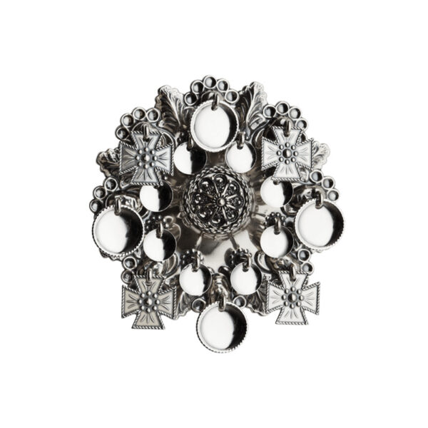 Sølje med kruse, oksidert