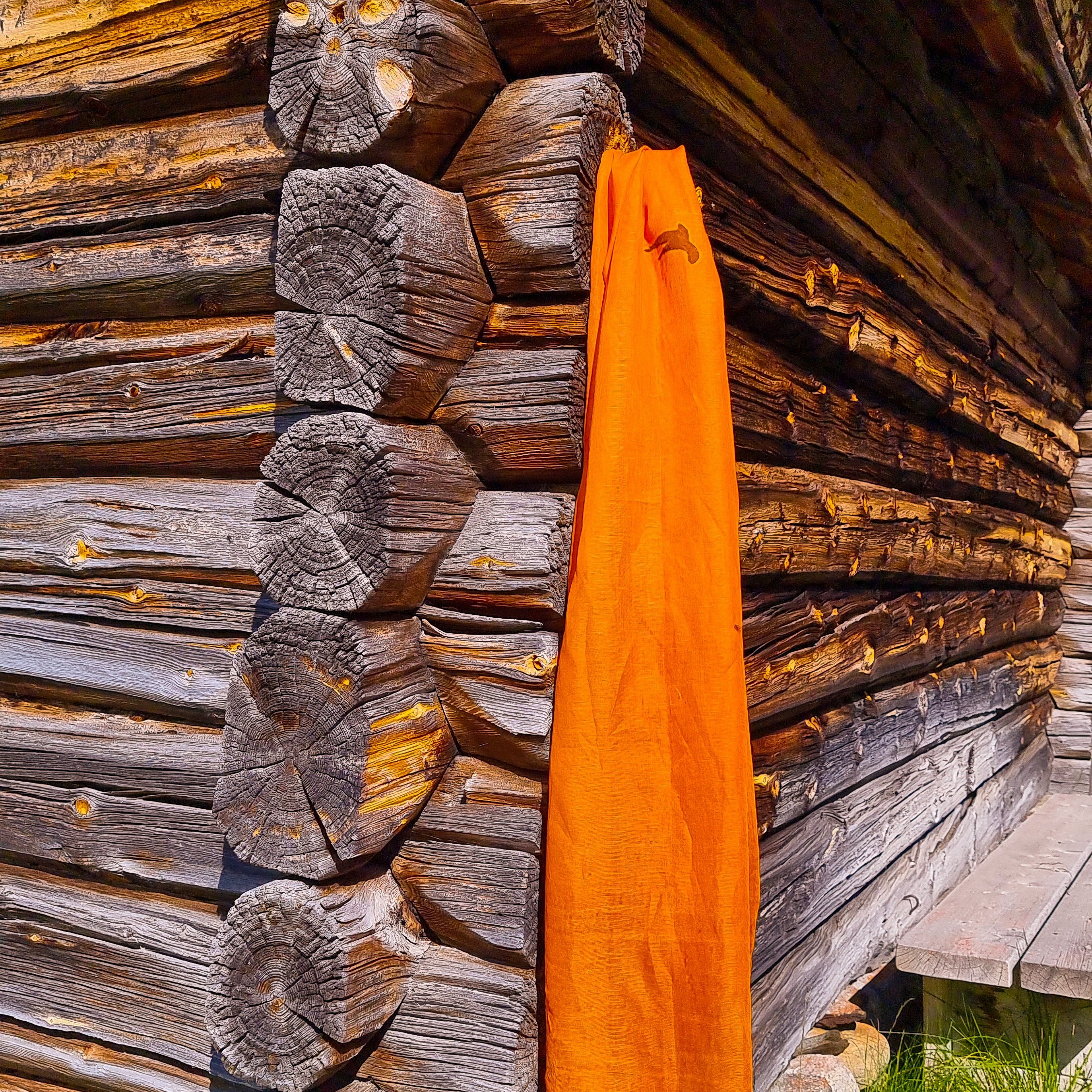 Skjerf Mustard i lin/modal/silke - Bilde 4