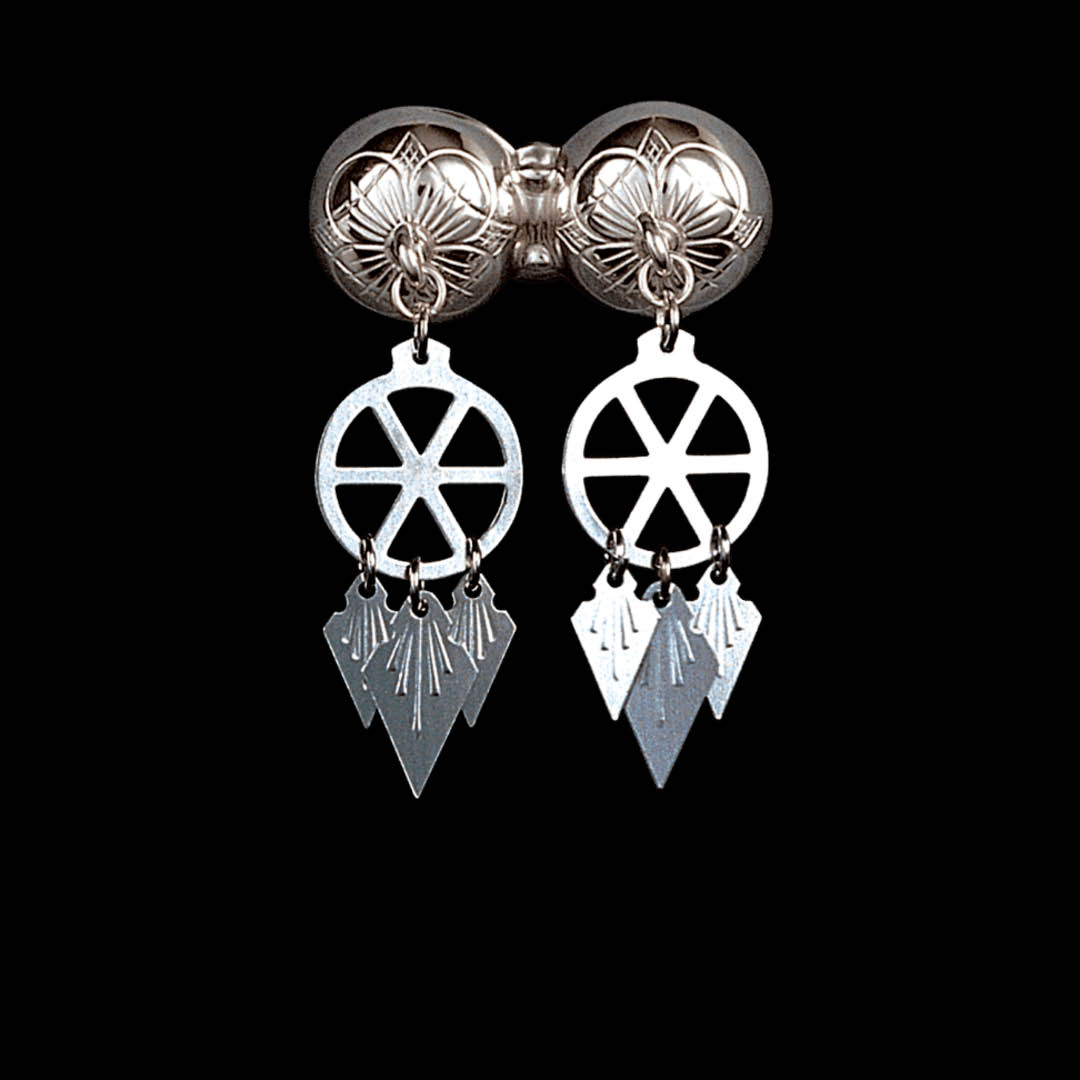 Halssølje Trønder med spirlauv, oksidert - Bilde 1