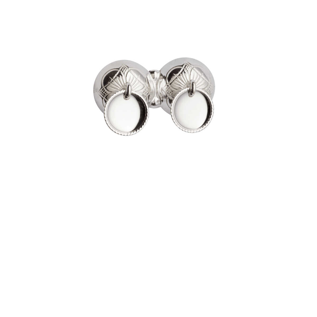 Halsknapp, kvit - Bilde 1