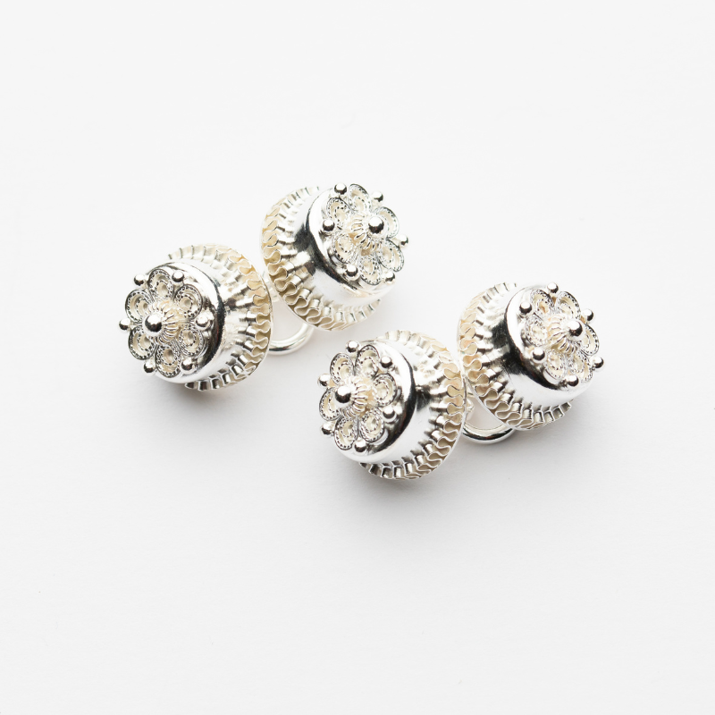 MANSJETTKNAPPER, BLANKE - Bilde 1