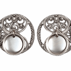 Maljer Telemark filigran med lauv, oksidert