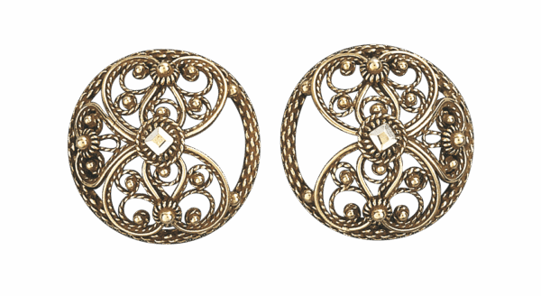 Maljer Telemark små filigran, gamalforgylt