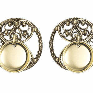 Maljer Telemark små filigran med lauv, gamalforgylt