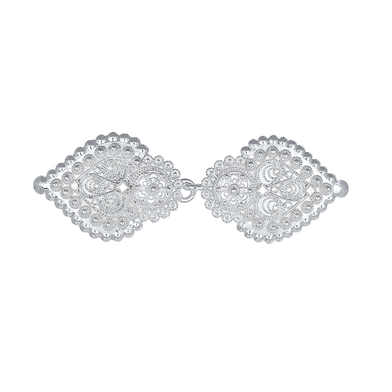 Jakkespenne liten hvit 3021 - Bilde 1