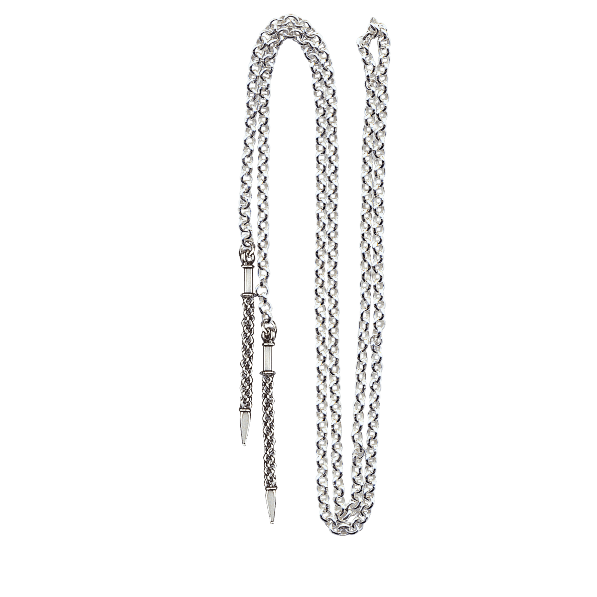 Kjede 1,1 m med spyd 303100, oksidert - Bilde 1