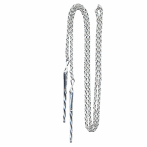 Kjede 1 m med spyd, kvit