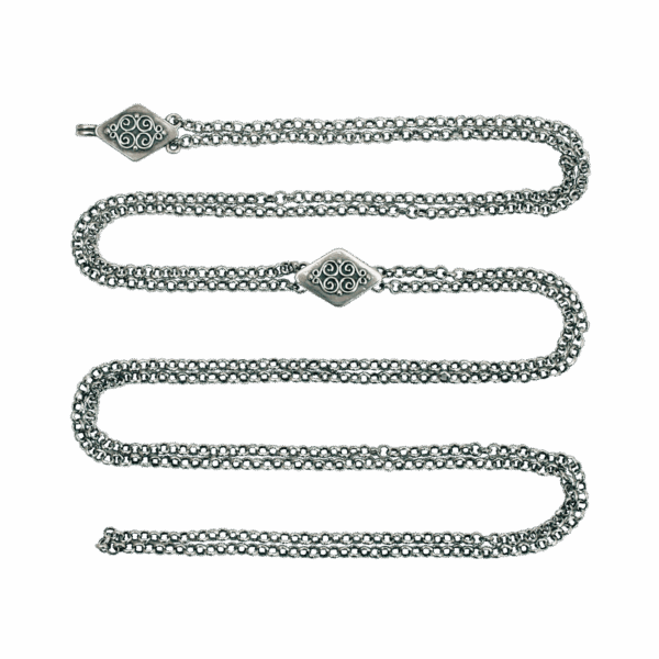 Kjede 88 cm med krok til Beltestakk, oksidert