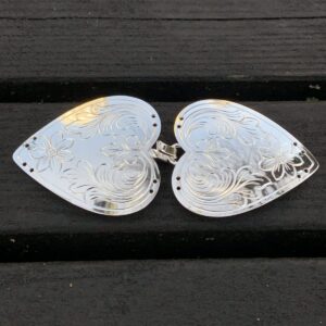 Stor Hjerte Belte-/Jakkespenne 3391