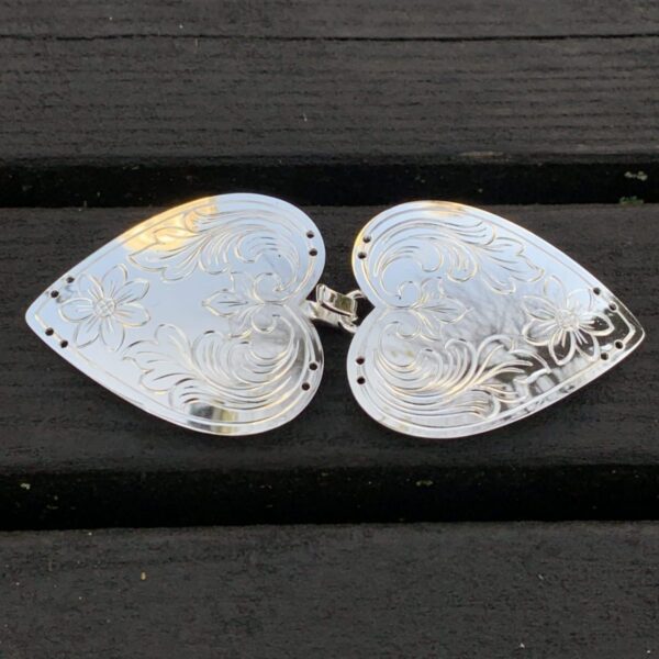 Stor Hjerte Belte-/Jakkespenne 3391