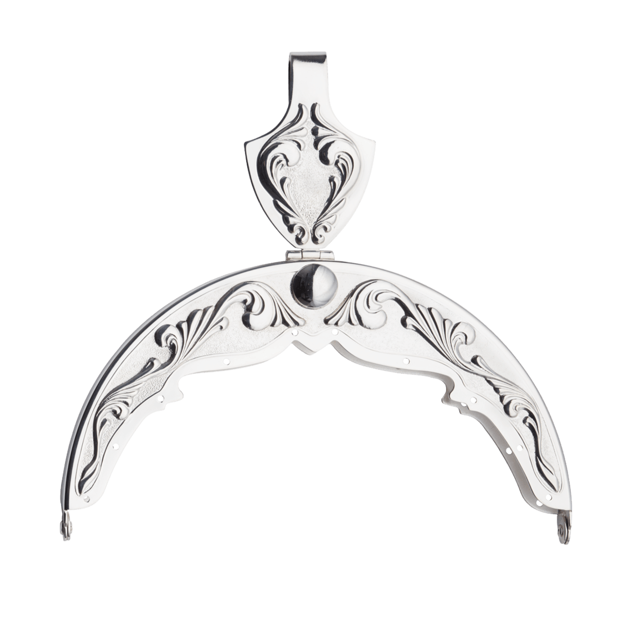 Veskelås forsølva, kvit - Bilde 1