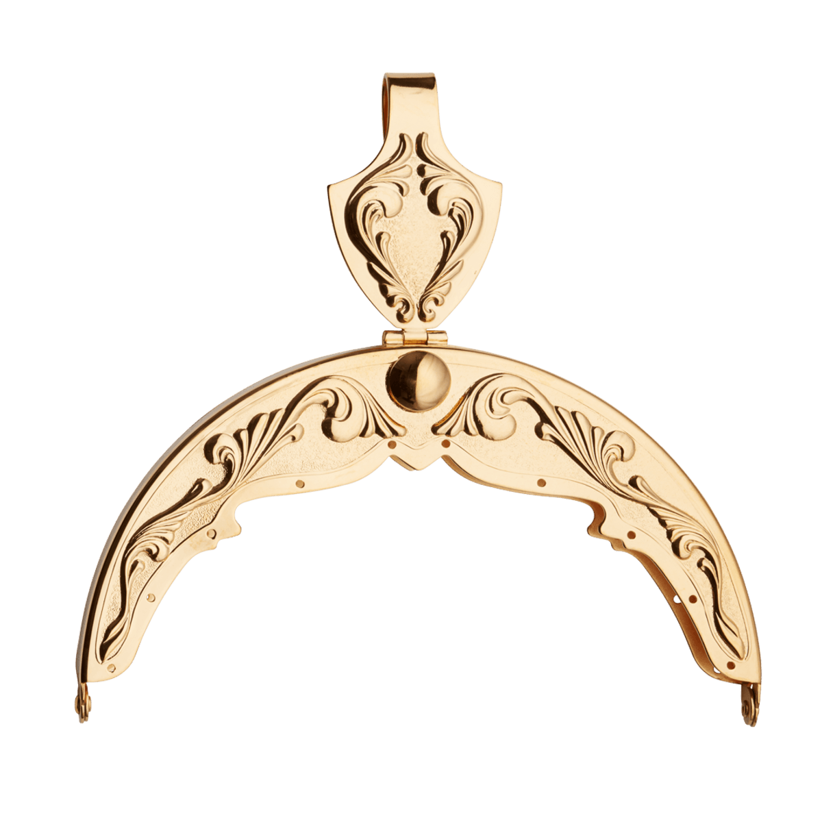 Veskelås forsølva, forgylt - Bilde 1