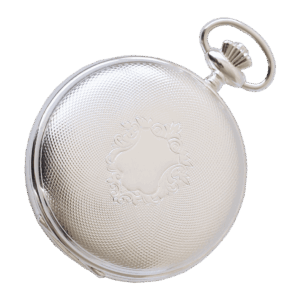 Lommeur herre sølvbelagt, opptrekk