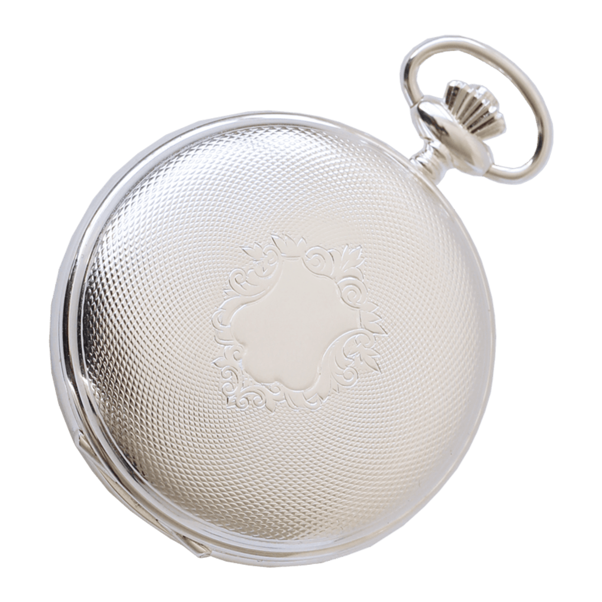 Lommeur herre sølvbelagt, opptrekk - Bilde 1