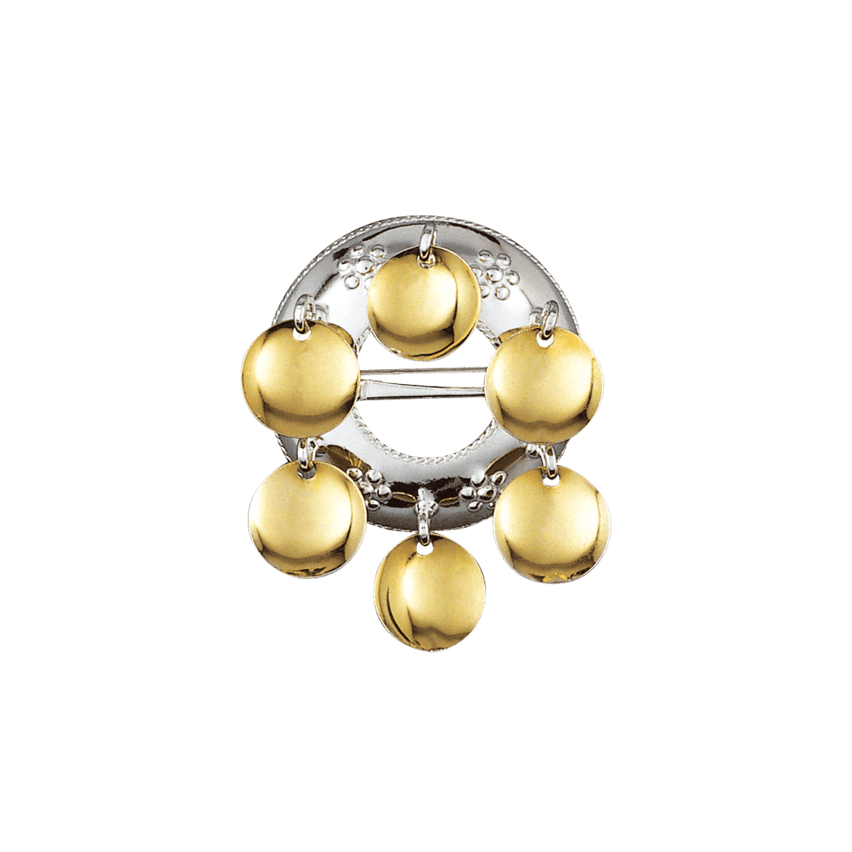 Sølje, kvit/forgylt - Bilde 1