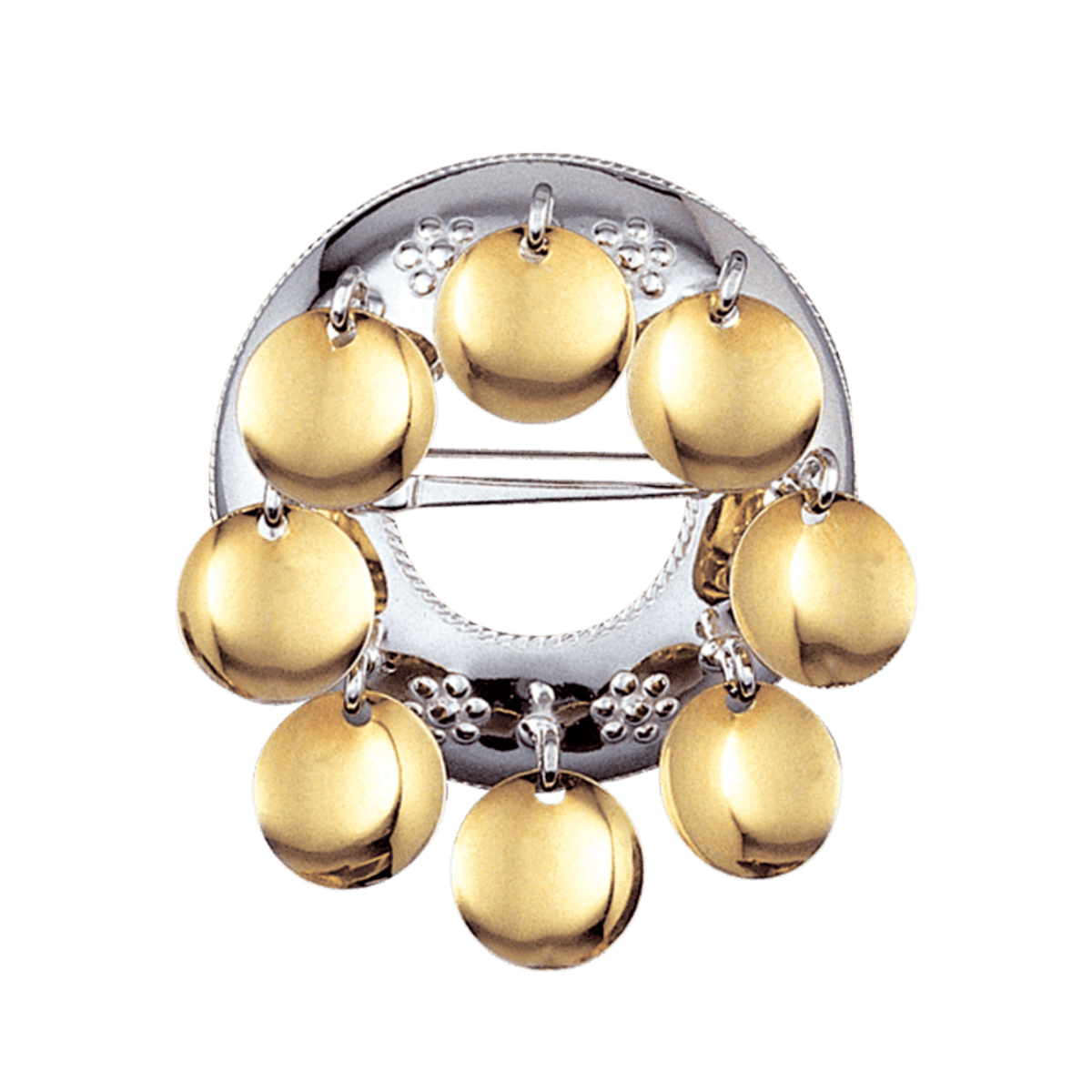 Sølje, kvit/forgylt - Bilde 1