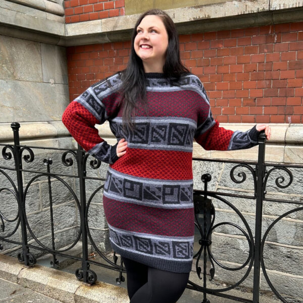 Strikkeskatt nr. 501 Folkloregenser/kjole