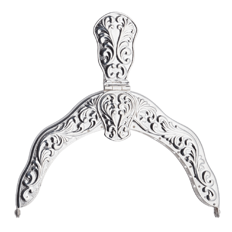 Veskelås forsølva, kvit - Bilde 1