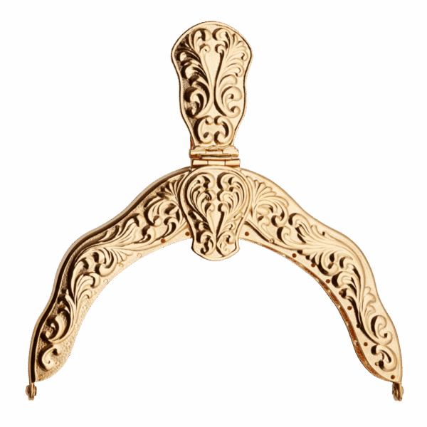 Veskelås forsølva, forgylt