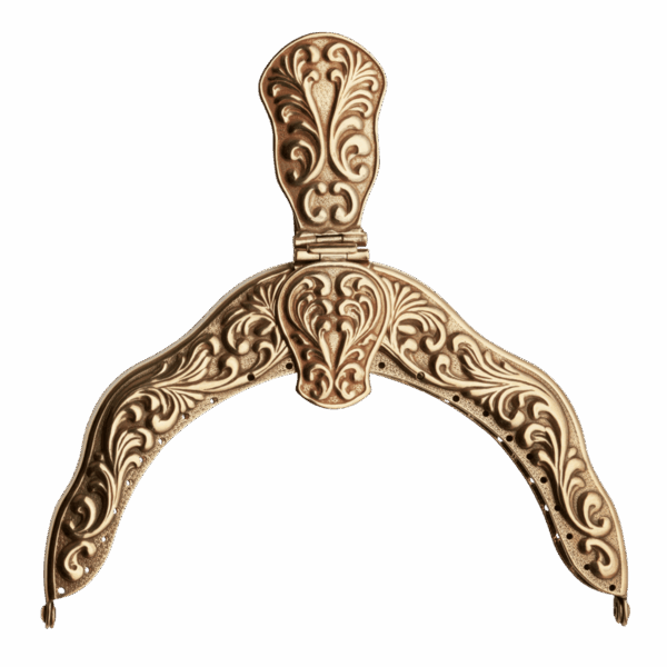 Veskelås forsølva, gamalforgylt