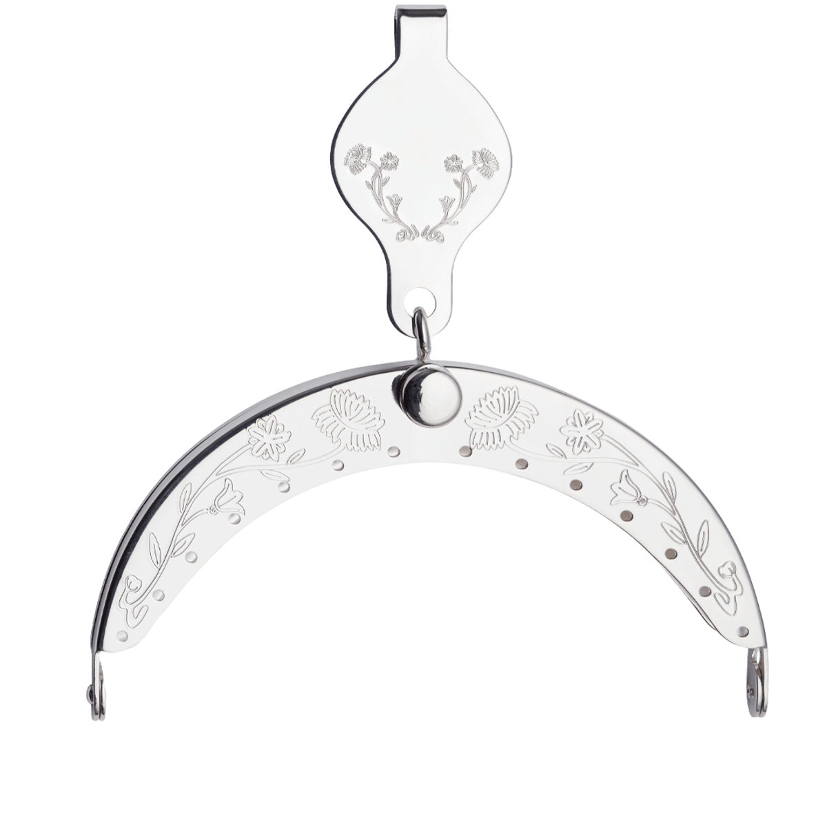 Veskelås Nordland gravert, forsølva - Bilde 1