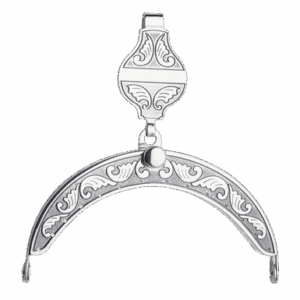 Veskelås forsølva, oksiddert