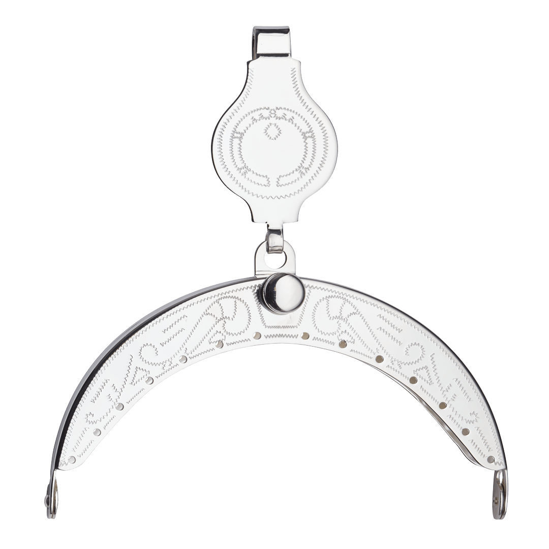 Veskelås forsølva, kvit - Bilde 1