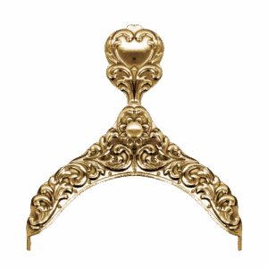 Veskelås Telemark gjennombrutt, gamalforgylt