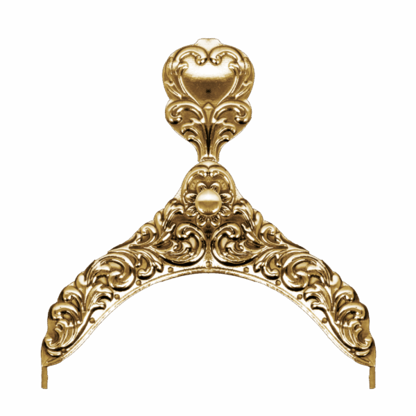 Veskelås Telemark gjennombrutt, gamalforgylt