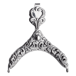 Veskelås Telemark gjennombrutt forsølva, oksidert