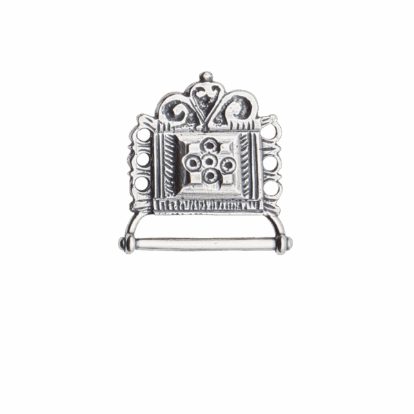 Veskestøl med lang hempe, oksidert